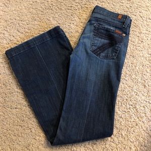 Girls 7 for all Mankind dojo jeans